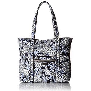 Vera Bradley Signature Iconic Tote Bag In Snow Lotus New Without Tags